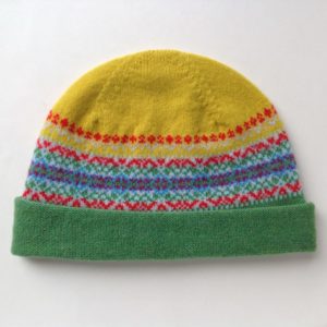 Alloa Beanie in Green Lilli