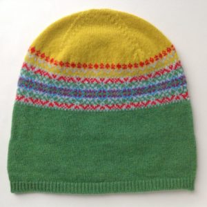 Alloa Beanie in Green Lilli