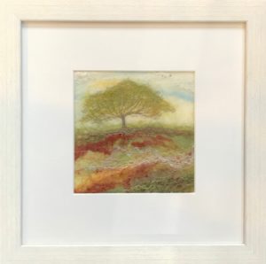 Hand Felted pure wool ‘Moorland Tree II’