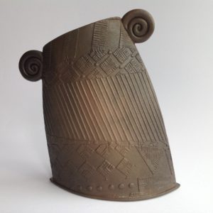 Textured Terracotta Vessel 4