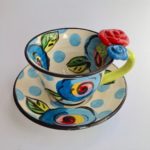 Cup & Saucer with Rose