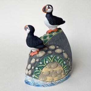 ‘Duo of Puffins Cliff’