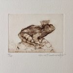 'Frog Prince'  Etching