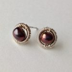 Bound Silver Circle Earrings