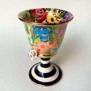 'Goblet in Vintage Floral'