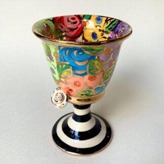 'Goblet in Vintage Floral'