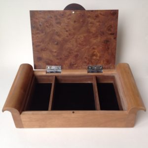 Burr Walnut Jewellery Box