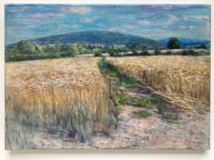 'Cornfield Path Towards Stokesay'