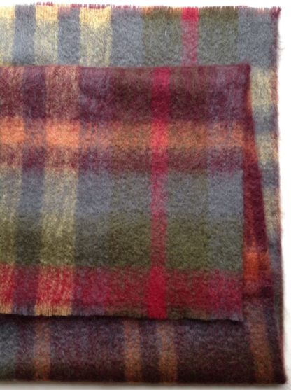 ‘Russet’ Painterly Throw in Mohair