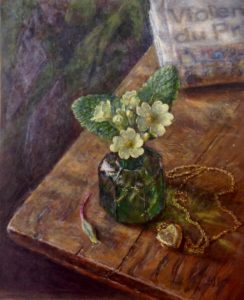 Primroses & Gold Locket 