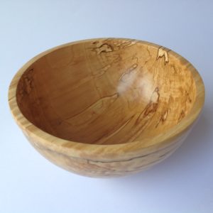 Silver Birch Wood Bowl