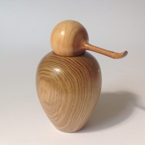 Quirky Bird in Ash & Yew