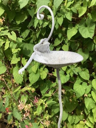 'Frog Bird Feeder Spike'
