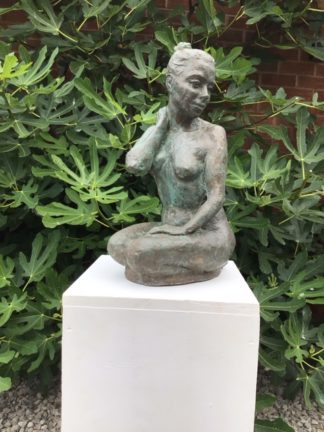 ‘Kneeling Woman’ Bronze Resin