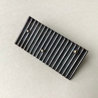 ‘Oxidised Silver Brooch'