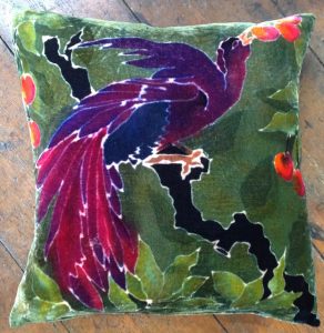 Green & Pink Cherry Bird
