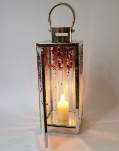 Silver Birch Medium Lantern Autumn
