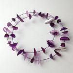 Purple and Silver Bracelet