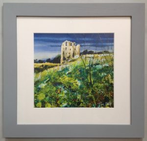 ‘Textures Below Clun Castle’