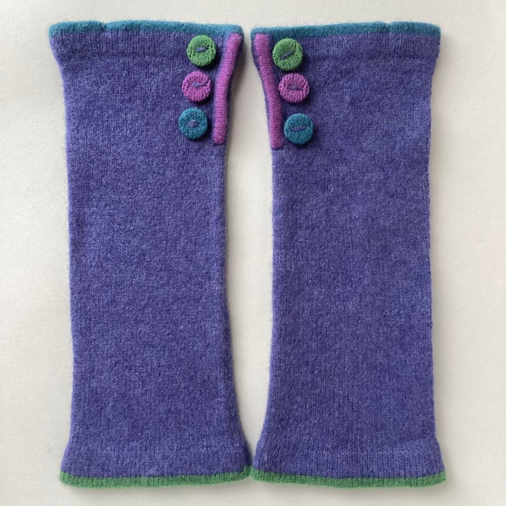 ‘Plum Button Armlets’