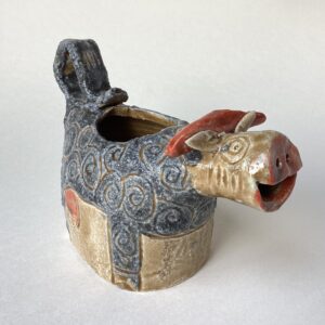 Small Jolly Cow Vase