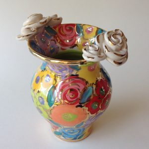 Posy Vase with Rose