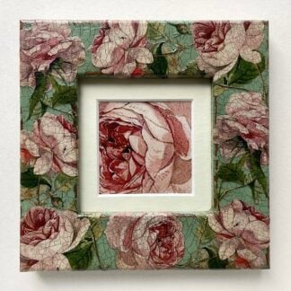 'Roses’ Decoupage Frame