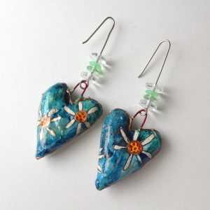 Daisy Heart Earrings