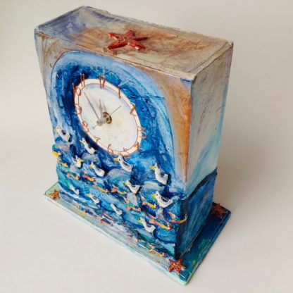 'Gulls & Fishes' Clock
