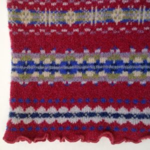 Raspberry Fairisle Jumper