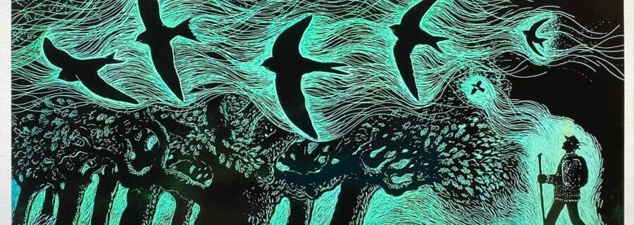 Print  ‘Guided by Trees’
