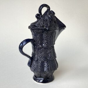'Indigo Sparrow Beak' Lidded Jug
