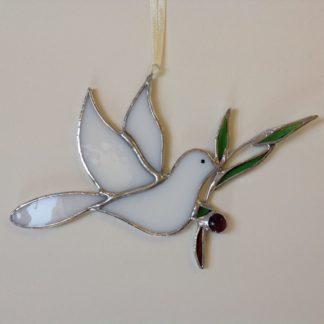 Dove in Stained Glass