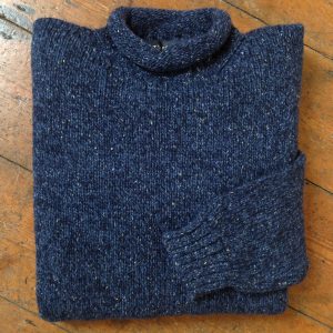 ‘Blue John/Cobalt’ Wool Sweater