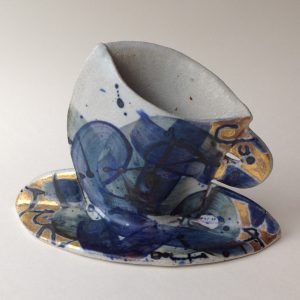 Tea Cup & Saucer Vase 
