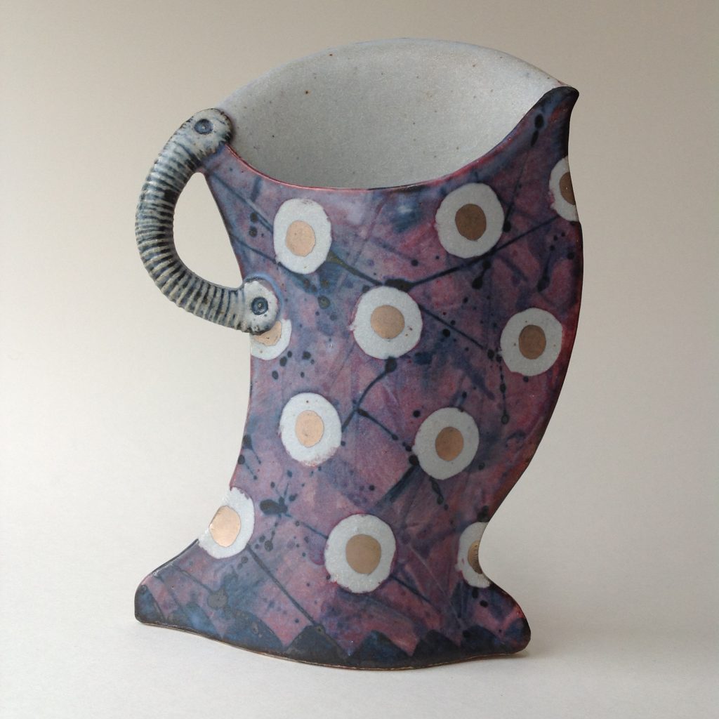 'Spotty Mug Vase Red