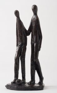 ‘Brothers’ Stone Resin Sculpture