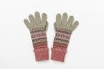 Alpine Rib Cuff Gloves in Old Rose