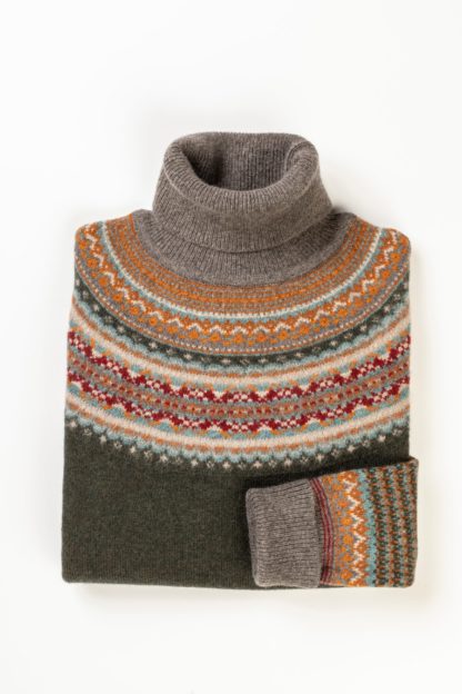 Alpine Roll Collar Sweater in Bracken