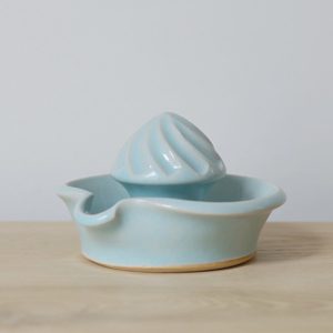 Stoneware Lemon Squeezer in Blue