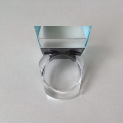 ‘Oblong Ring in Turquoise’