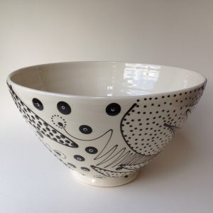 Dot and Wiggle Large Bowl