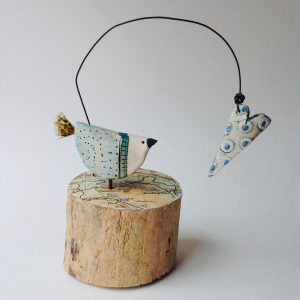 ‘Little Bird & Heart’ Sculpture