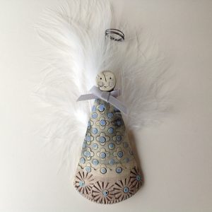 Angel Hang Up White Feathers