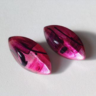 Acrylic Marquise Clip Studs