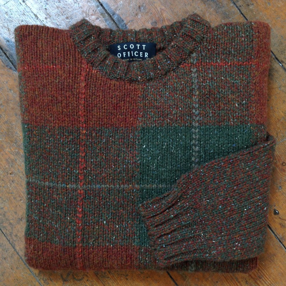 'Autumn' Pure Wool Intarsia Sweater - Old Chapel Gallery