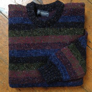 Classic Stripe Sweater Dark Marls
