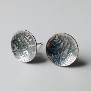 Tiny Fern Studs