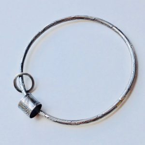 Fern Cuff Silver Bangle