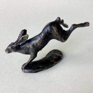 'Running Hare' in Bronze